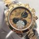 Swiss Grade 7750 Rolex Daytona 2-Tone Watch Gold Face Black Subdials (4)_th.jpg
